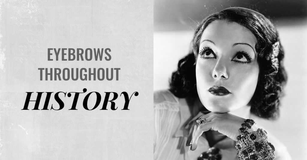 eyebrows throughout history